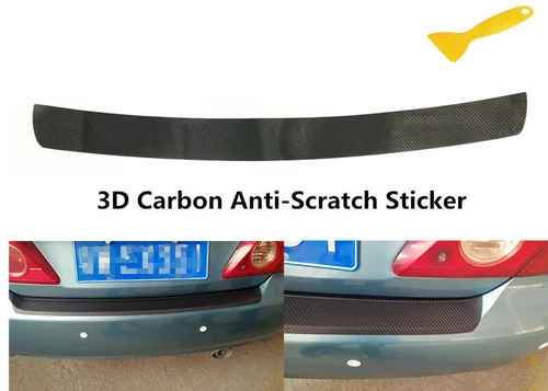 5X Protector Alféizar Cubierta Antiarañazos Placa Puerta Coche Adhesivo Parachoques Tira Anti Arañazos - Imagen 5 de 6