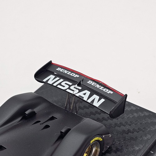 Modellino Accensione Nissan R90CK 1990 Test Car Nero Scala 1/43 - Ala Danneggiata - Foto 8 di 10