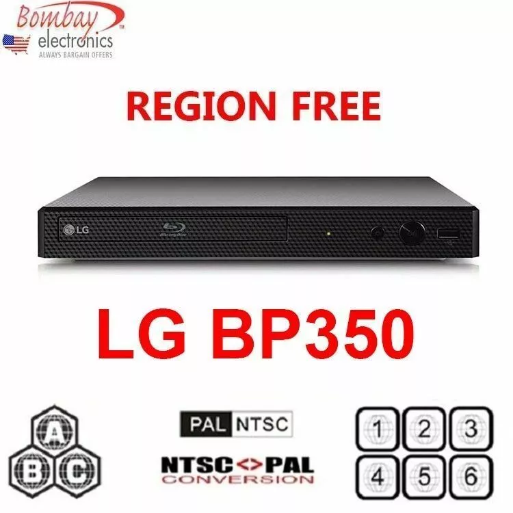  LG UHD 4K Region Free Blu Ray Disc DVD Player - PAL