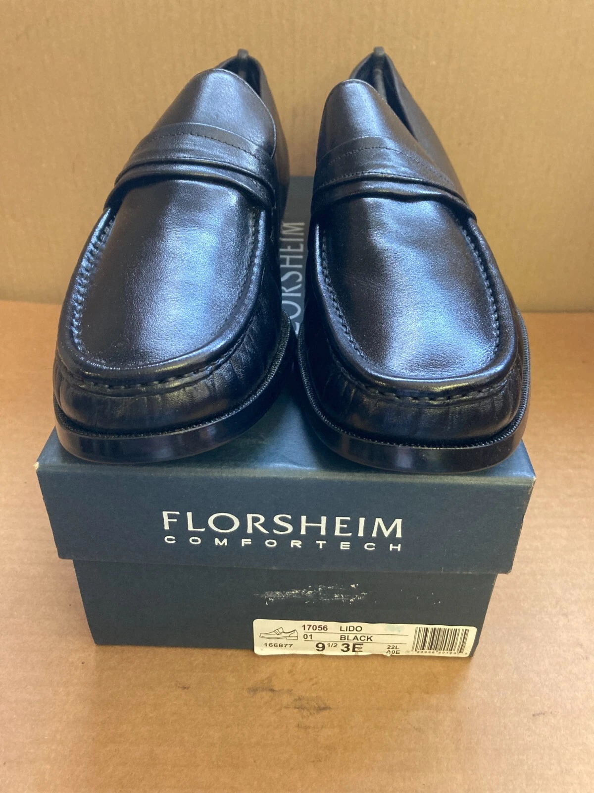 Florsheim Men s Lido Dress Shoes Size 9.5 EEE Liberia Ubuy