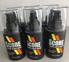 Set/ 6 SCORE Men's After Shave Balm SEDUCTIVE Fragrance Shaving 3.5oz SEXY SMELL