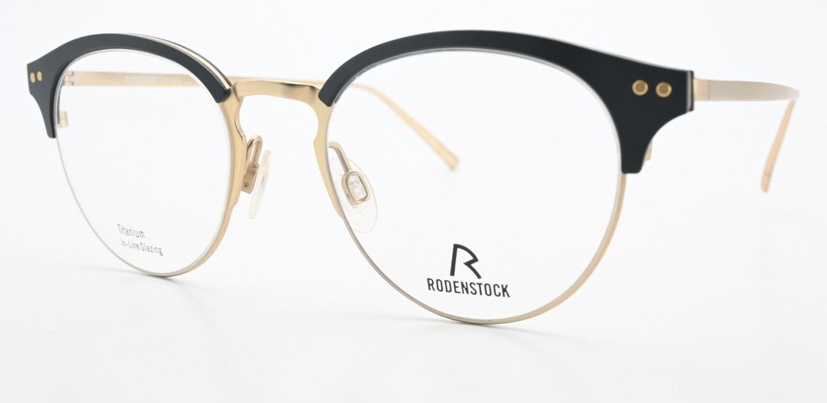 RODENSTOCK Germany Eyeglasses R 7080 A 46-19 135 Titanium Panto