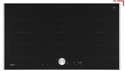 Neff T69TTX4L0 Induktionskochfeld 90 cm Schwarz Rahmen aufliegend N 90 - Bild 1 von 4