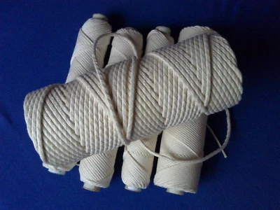 WICK'N FUN Universal Kerzen Docht dünne mittlere dicke Kerzen Paraffin Kerzenreste Wachs