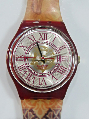 A Scarce 1994 Swatch Watch MR WATSON GR128, Exc Cond, New Battery, Fully Working