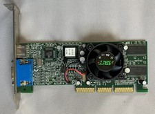 Retro Gaming nVidia GeForce 2 MX200 64MB AGP 4x Video Graphic Card Abit
