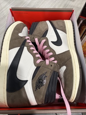 Menâs Air Jordan 1 High OG TS SP Travis Scott Size 9 Authentic Used CD4487-100 | eBay