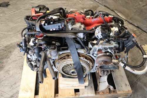 2015 SUBARU WRX STI EJ257 2.5L OEM TURBO ENGINE MOTOR LONGBLOCK ASSY #2664 - Picture 5 of 9