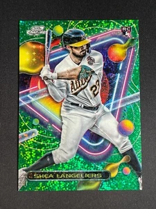 2023 Topps Chrome Cosmic #51 Shea Langeliers Green Space Dust Refractor 01/75 - Picture 1 of 2