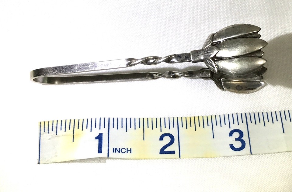 VTG Raimond Sterling Silver TULIP Sugar Tongs eBay