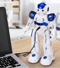 Remote Control Toy R Robot Blue Gesture Premium Eco Smart Sensing Programmable