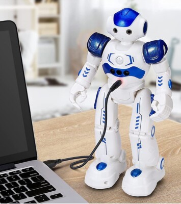 Remote Control Toy R Robot Blue Gesture Premium Eco Smart