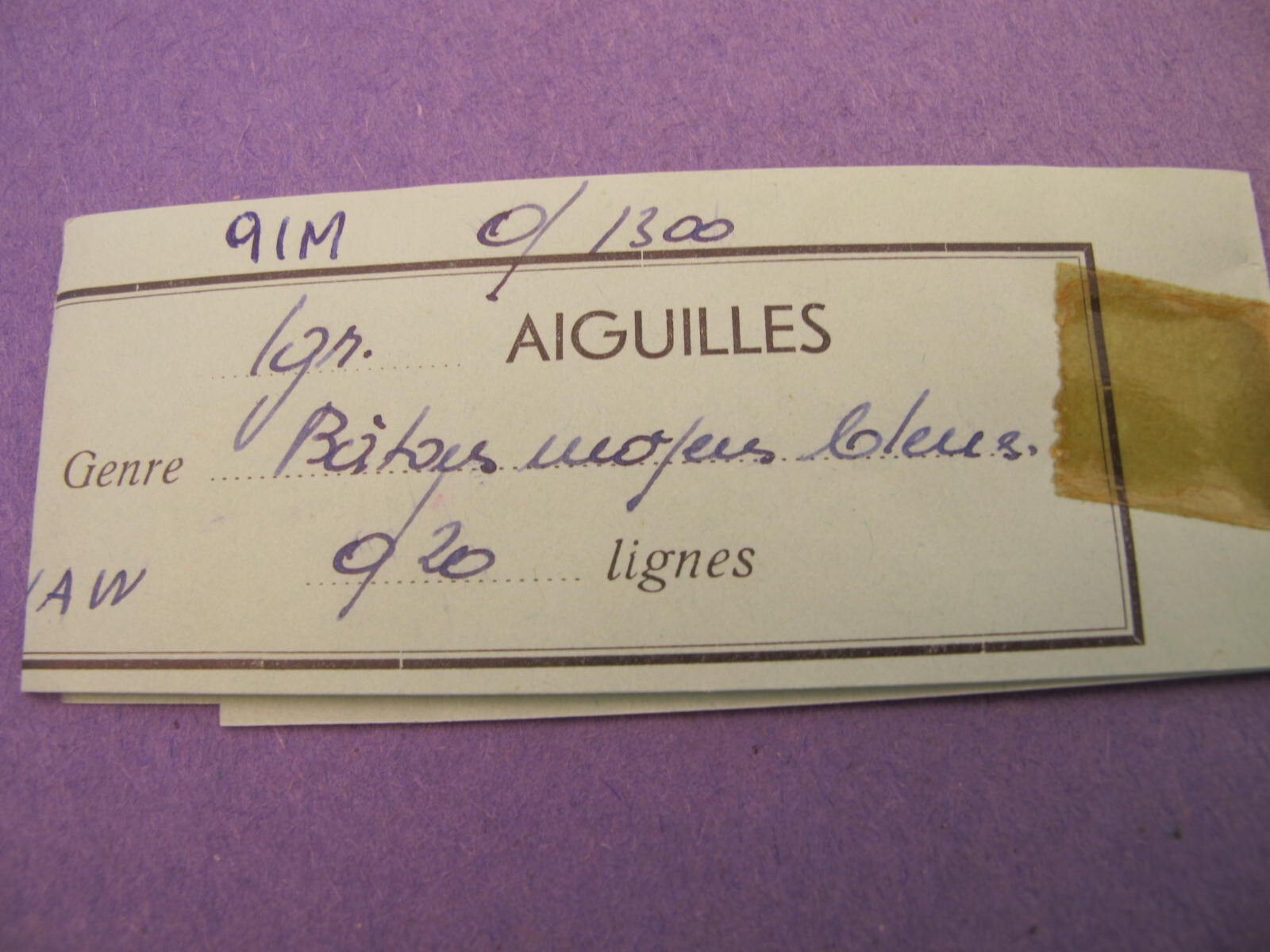 LECOULTRE NOS HAND SET MEMOVOX WRIST ALARM BLUE BATON 7/10MM REF 91M       #41