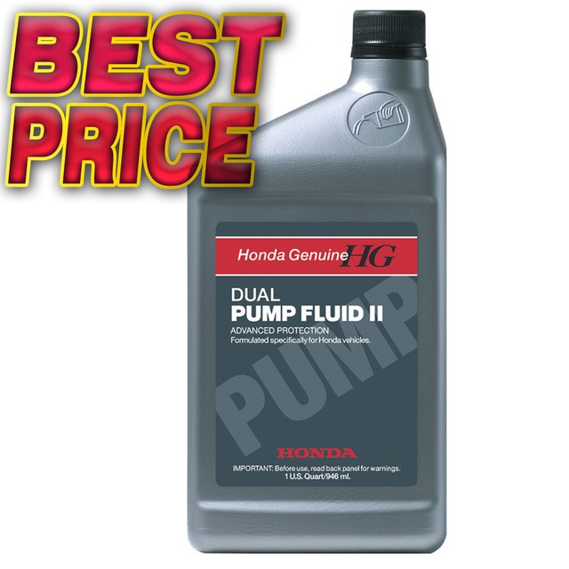 Honda dual pump fluid Honda dual pump fluid