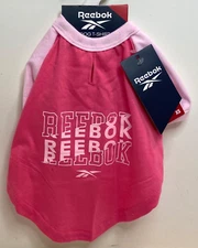 Reebok Athletic Dept. Dog One Piece Designer Tee Shirt Jersey Pink size X-Small