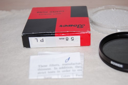 Brand New Bower 58mm PL Polarizer Polarizing Lens Filter - Picture 3 of 5