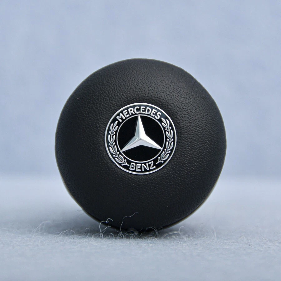 Pomo de cambio de marchas Mercedes Benz W113 W114 W115 W123 W124 R107 190 cuero genuino Foto 3 de 4