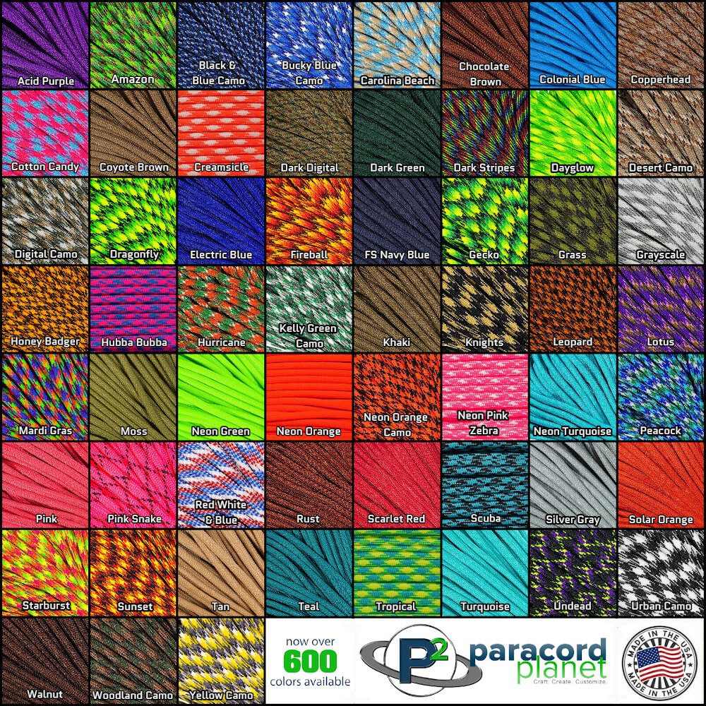 Aazon.co : Il Spec Type III 550 Paracord – 7 Strand Core – Nylon - Foto 3