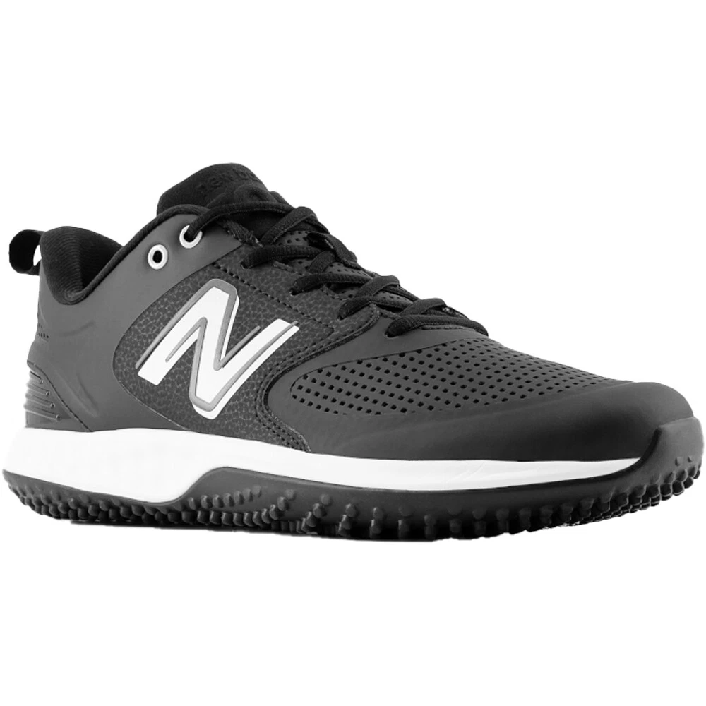 New Balance 3000V6 Baseball Turf Shoes Low Men s Turf Trainers Black White