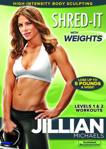 Jillian Michaels: Shred It With Weights DVD (2014) Jillian Michaels NEW & SEALED