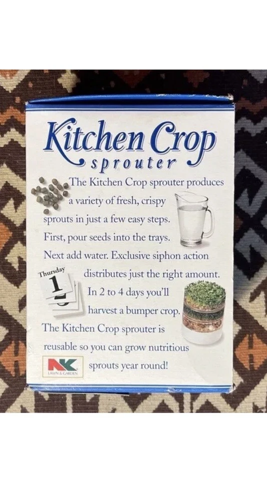 NK Northrup King Césped y Jardín Cocina Cultivo Brote Micro Verde Semilla Nuevo en Caja Foto 3 de 4