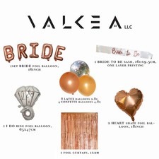 Bachelorette Party Decorations Kit Bridal Shower   Set Includes 1 Mylar Ring Bal