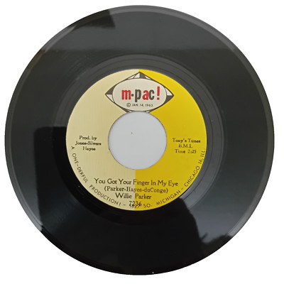 WILLIE PARKER - YOU GOT YOUR FINGER IN MY EYE / I LIVE THE LIFE I LOVE US 1967