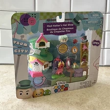 Disney Tsum Tsum Mad Hatter Hat Shop Play Set Sealed New