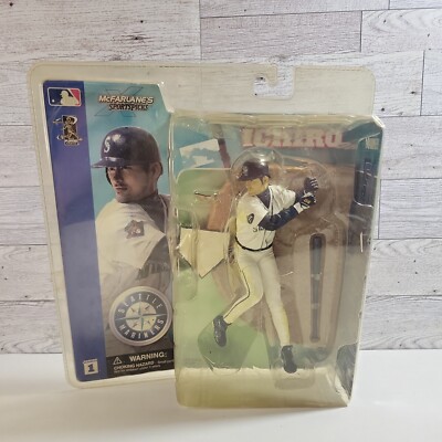 ICHIRO McFarlane MLB Series 1 Figure! ROOKIE FIGURE! Brand New & Unopened!