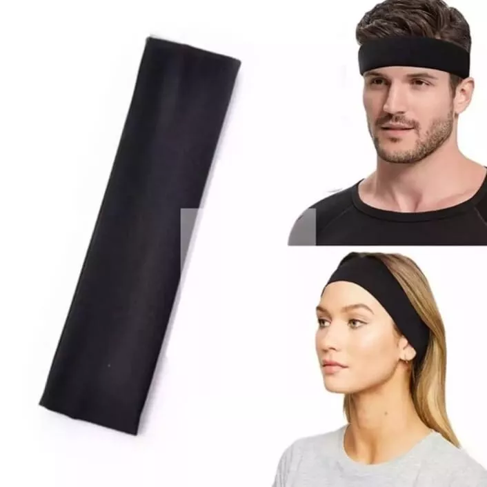 Gym Sports Yoga Headband Plain Headband Hair Headbands Black colour