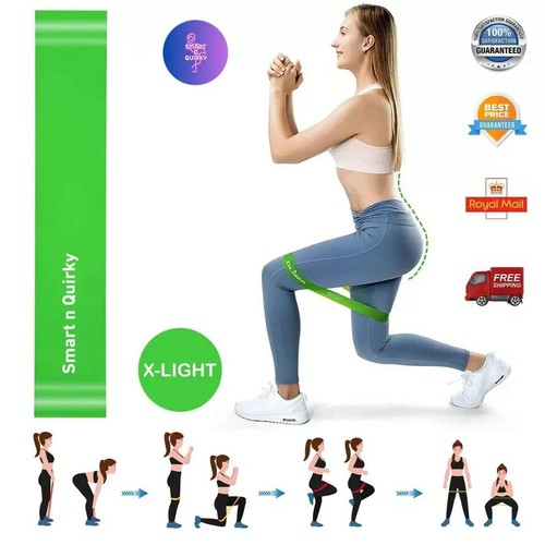 Resistance Bands – Premium Multicolour Loop Bands for Strength Training and yoga - Picture 9 of 19