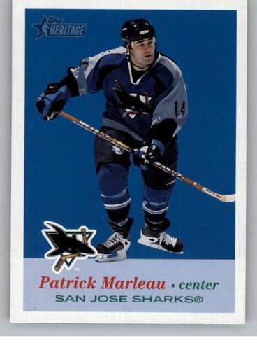 Patrick Marleau #93 2001 Topps Heritage card