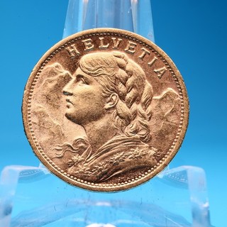 Schweiz 20 Franken 1902 B Vreneli 6 45 Gramm 900 Gold Vz
