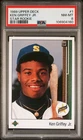 1989 UPPER DECK STAR ROOKIE #1 KEN GRIFFEY JR. ROOKIE RC PSA 8