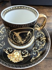 値下！【VINTAGE】Rosenthal トム・ウェッセルマン　飾皿　31cm nikko食器｜Dorothy Feibleman｜GEOMETRIC 兼用碗皿 (ブルー