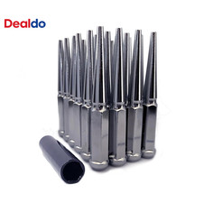 24pz Dadi a strappo chiodati cromati M12X1,5 alti 6" per GMC Canyon 2004-2014 + 1 chiave