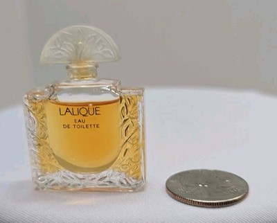 Lalique Parfum Eau De Toilette Miniature  .15 oz Collectible Made in France 