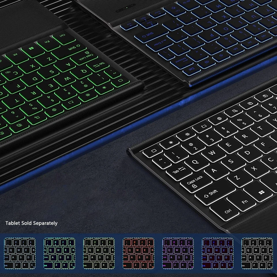 Samsung Galaxy Tab S11 Ultra Keyboard Case - Backlit with Trackpad - Image 3 of 4