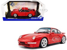 1997 PORSCHE 911 (993) CARRERA RS GUARDS RED 1/18 DIECAST BY SOLIDO S1810104