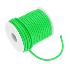16.4 Yards Hollow Pipe Tubing Rubber Cord Knitting Barber Cord, Green