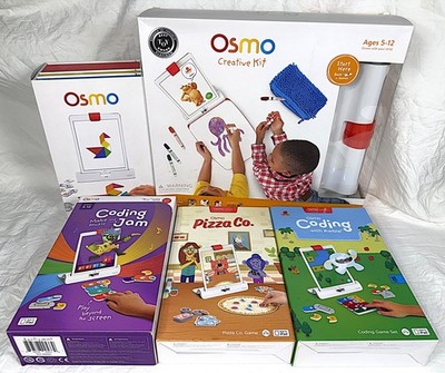 Osmo Creative Starter Kit Coding Awbie Music Pizza Game Words Tangram Base L Lot