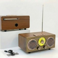 Retro Bluetooth Radio Speaker Am Fm Sw Usb Microsd Aux 10w Stereo Retro Bluetooth Radio Speaker Am Fm Sw Usb Microsd Aux 10w Stereo