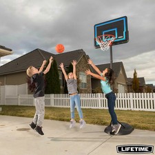 Lifetime 32 Inch Youth Portable Basketball Hoop Adjustable Outdoor Garden Court