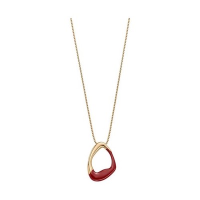 Skagen Damen Kette KARIANA SKJ1767710 Halskette Schmuck Edelstahl Gold Rot