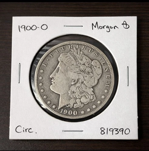 1900-O Morgan Silver Dollar $1 New Orleans Mint 90% Silver AU Choice Coin