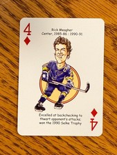 Rick Meagher - Hero Decks caricature playing card - St. Louis Blues