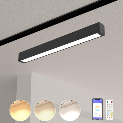 Dimmable Magnetic Floodlight Track Head, 15W LED with APP & Remote Control