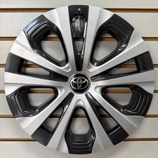 2017-2022 Toyota PRIUS 15" Hubcap Wheelcover Factory Original Silver/Black