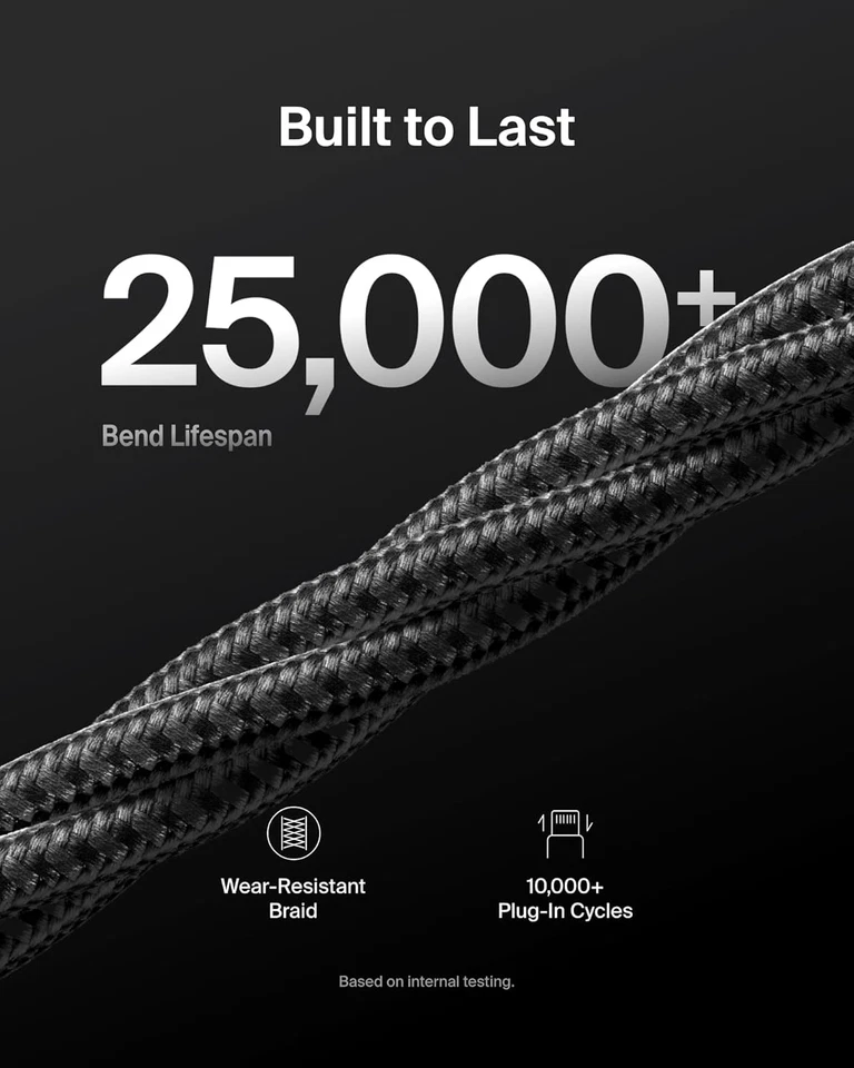 Belkin USB a to USB C Cable 2-Pack, 6.6Ft, 15W - Type C Charger, Iphone Charger - Image 3 of 4