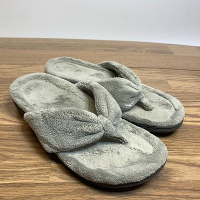 Vionic Gracie Womens Size Gray Casual Comfort Flip Flop Slipper Thong  Sandals